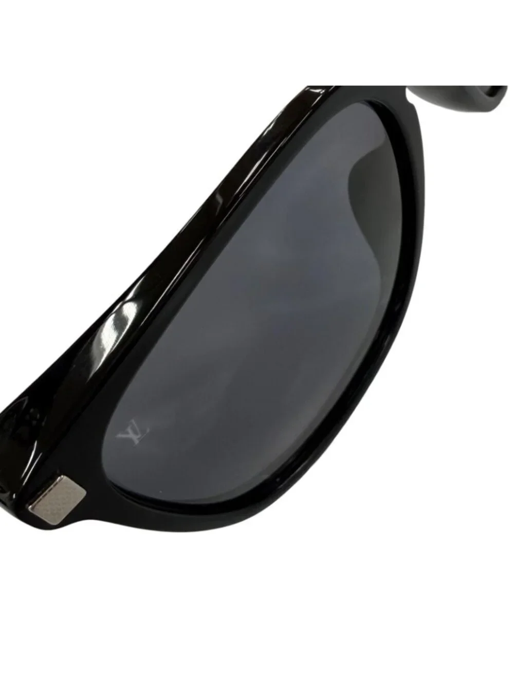 Louis Vuitton Conviction Sunglasses Black Silver 57 18 Demo Lens Eyewear